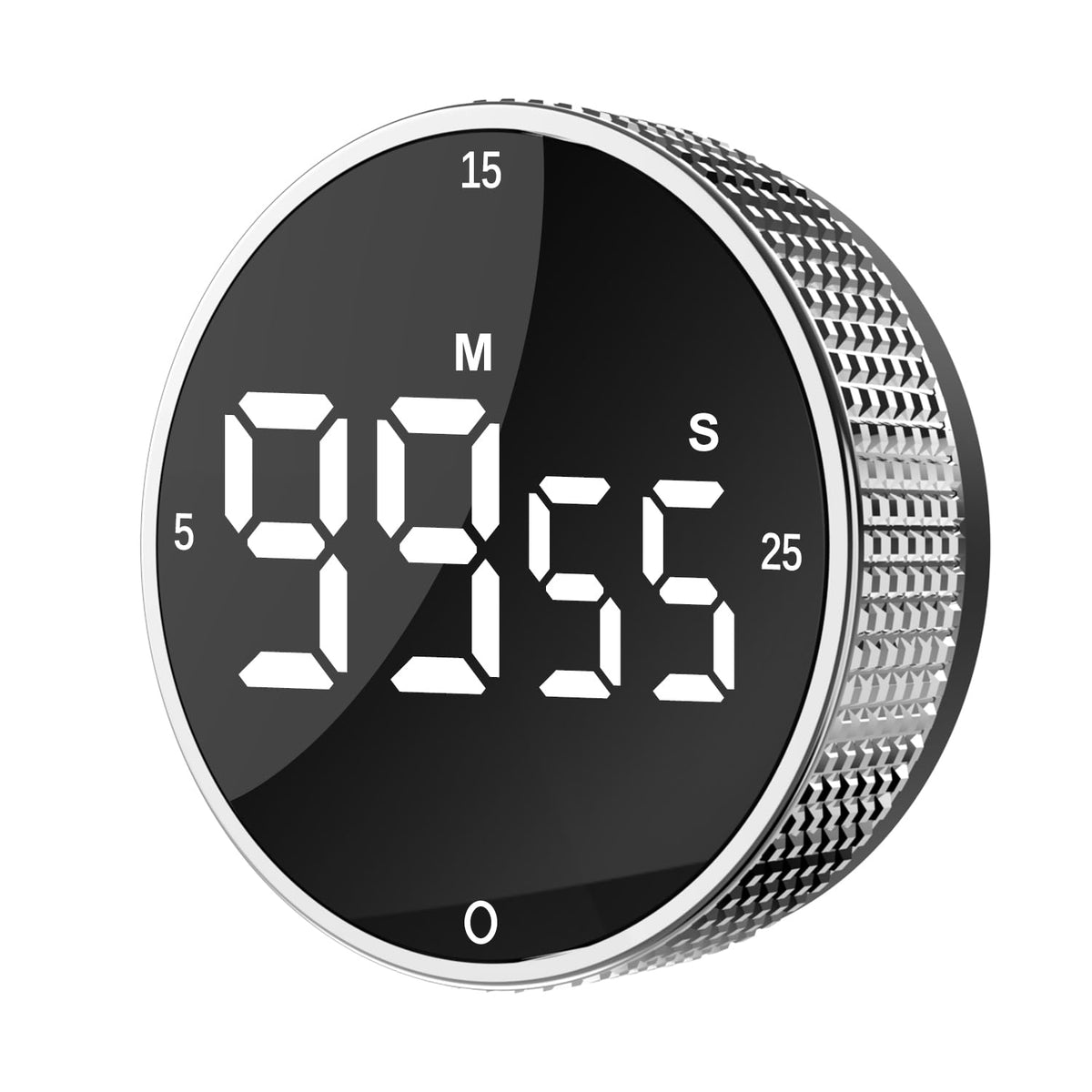 JUNVIL Upgrade Digital Kitchen Timer with large LED display for easy cooking visibility.