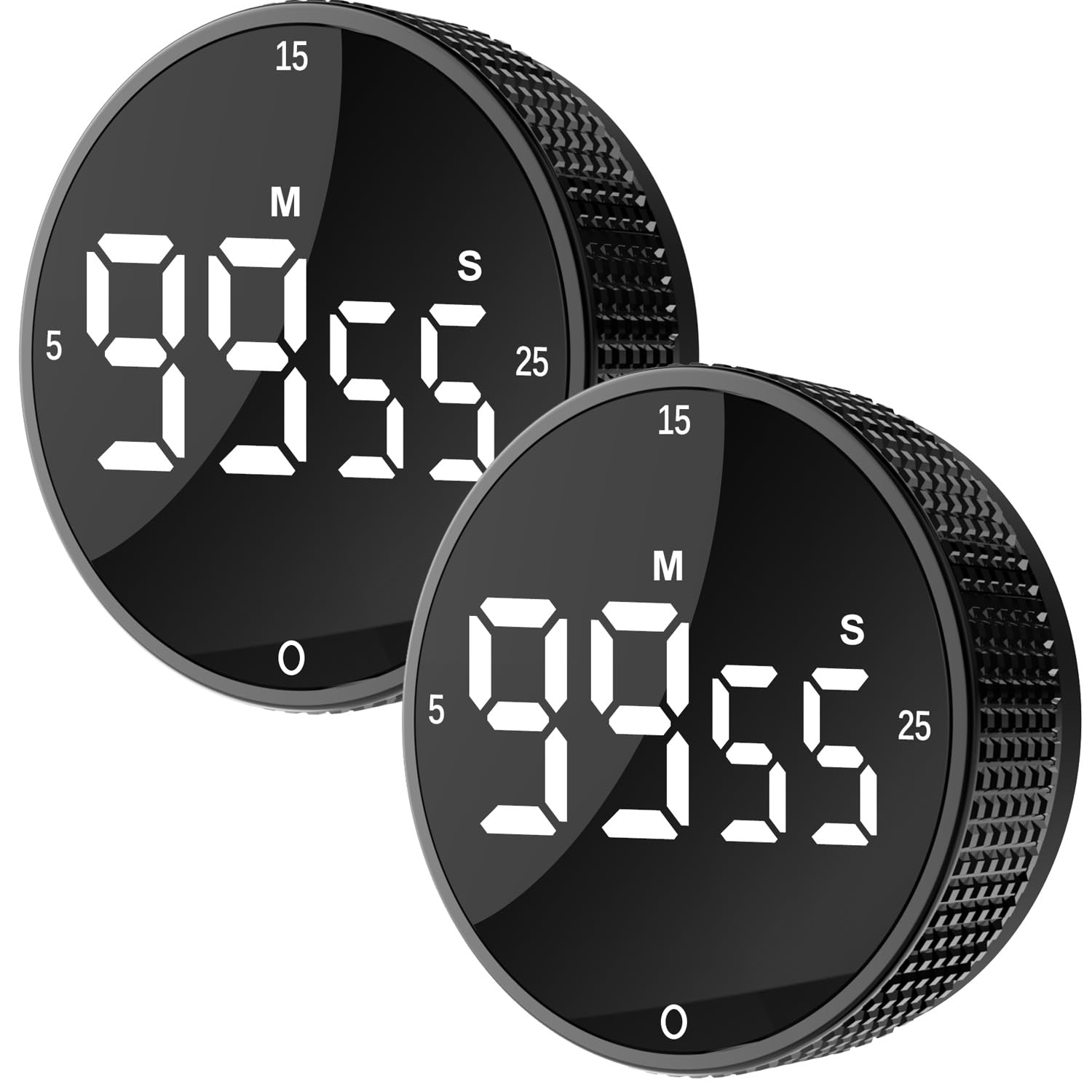 JUNVIL Upgrade Digital Timer with large LED display for quick kitchen time checks.