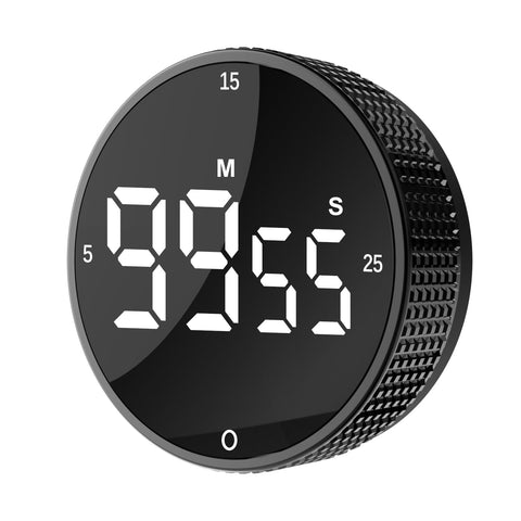 JUNVIL Upgrade digital timer with bright LED display for quick kitchen time checks.