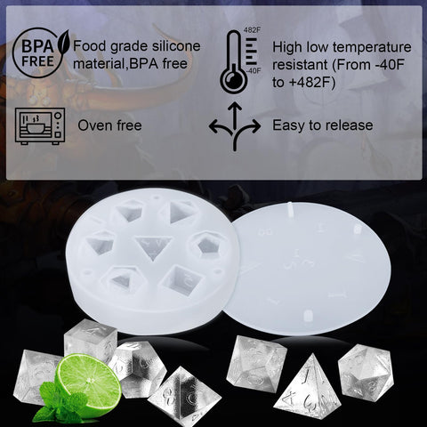 Juome seven-cavity silicone mold with BPA-free safety and flexible release.
