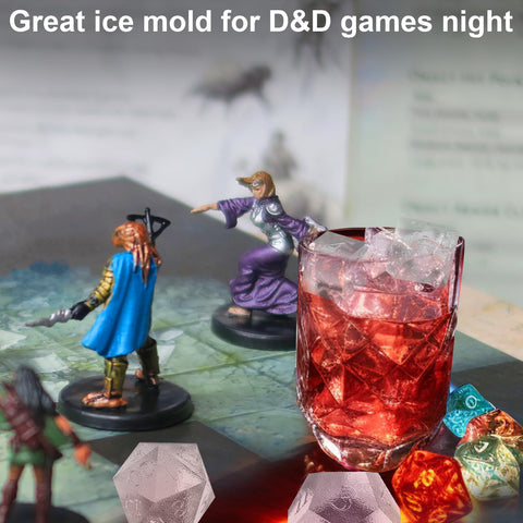 Juome dice ice tray versatile for freezing and dessert shapes.