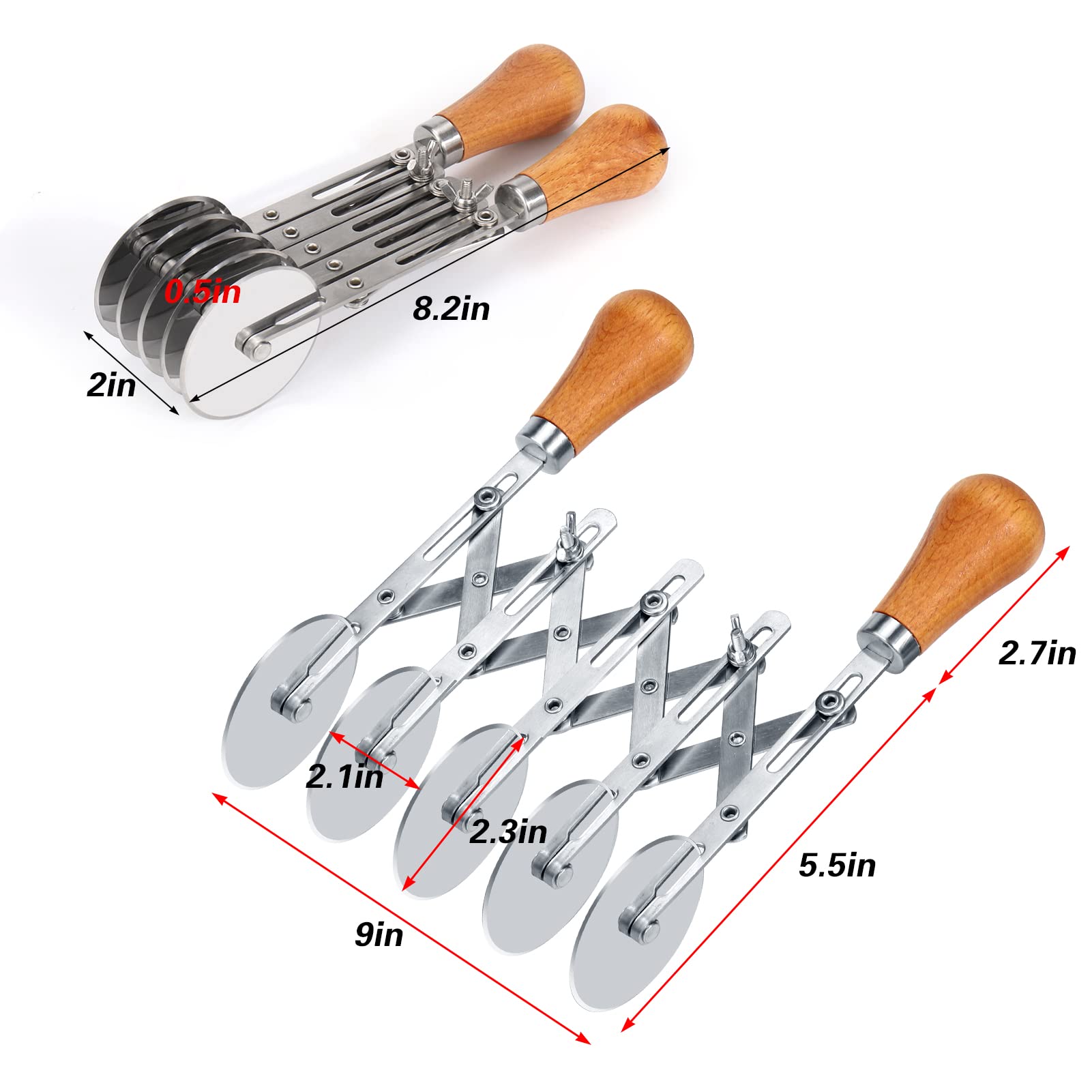 Juome in-action cutter rolling dough for pizza or cookies