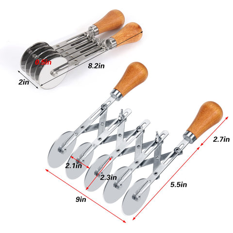 Juome in-action cutter rolling dough for pizza or cookies