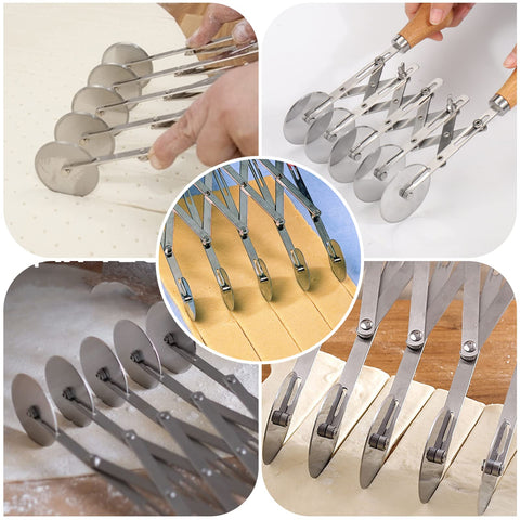 Juome stainless steel blades on pastry cutter highlighting rust-proof durability