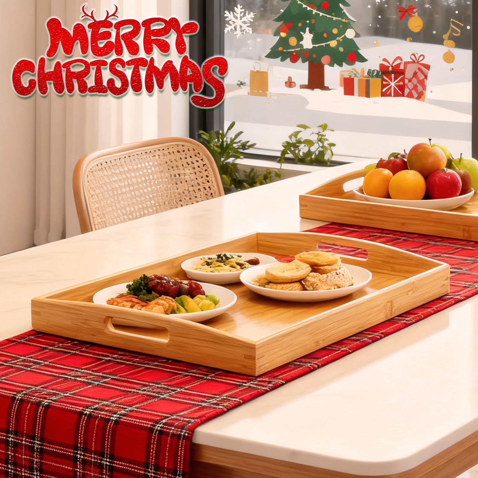 JUPELI bed tray for breakfast use keeps meals within reach.