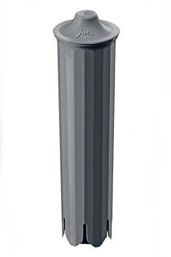 JURA Claris Smart filter cartridge grey performing filtration action helps prevent scale and improve taste