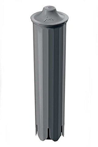 JURA Claris Smart filter cartridge grey performing filtration action helps prevent scale and improve taste