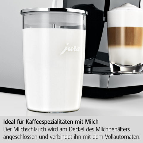 Jura coffee machine attachment for easy, on-demand frothing