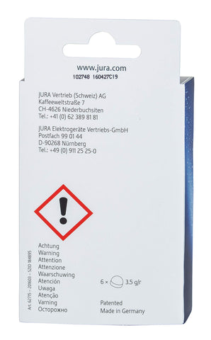 Jura Impressa-compatible tablets, product image, compatible with popular models for easy upkeep