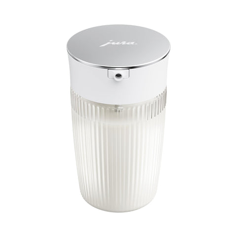 Jura Milk Carafe borosilicate glass resists temperature changes and scratches.