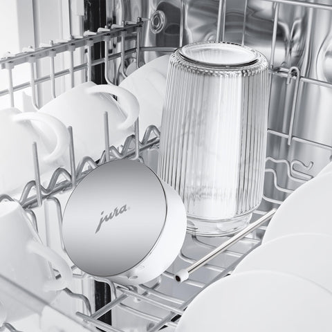 Jura Milk Carafe thick base provides stable, slip-free placement.