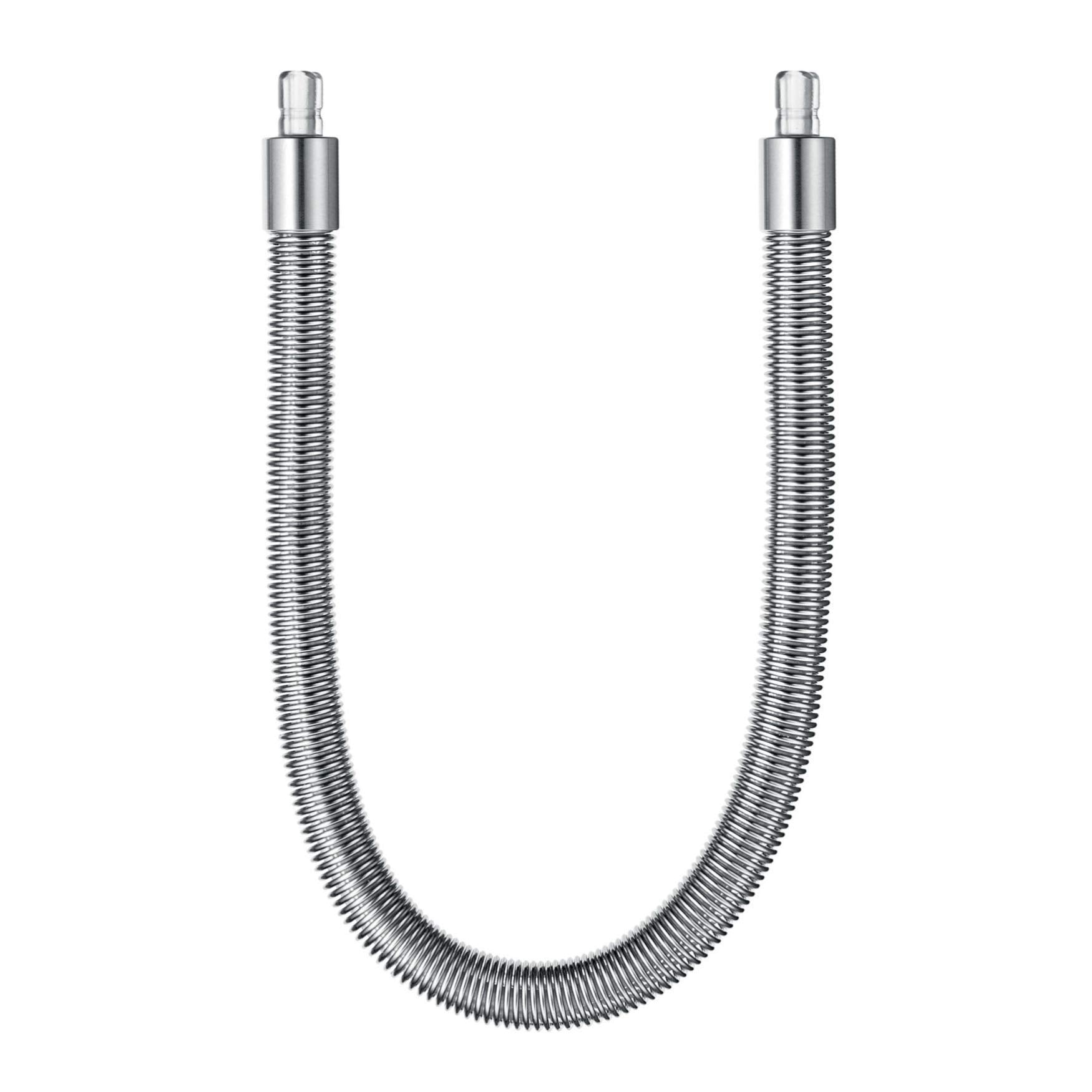 JURA stainless steel milk pipe HP3 with silver finish for feathery froth and clean milk flow.