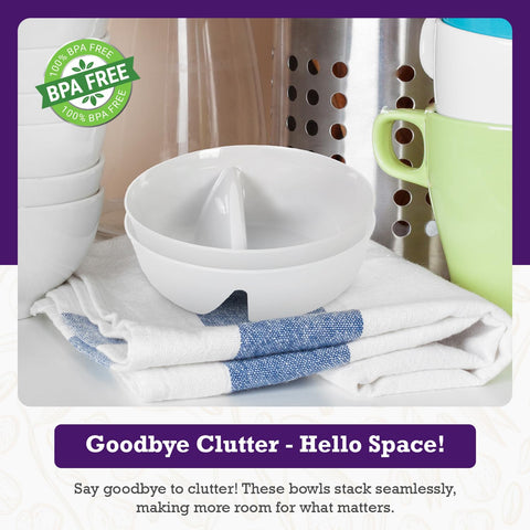 Just Artifacts Just Crunch multipurpose bowls ideal for yogurt and fruit.