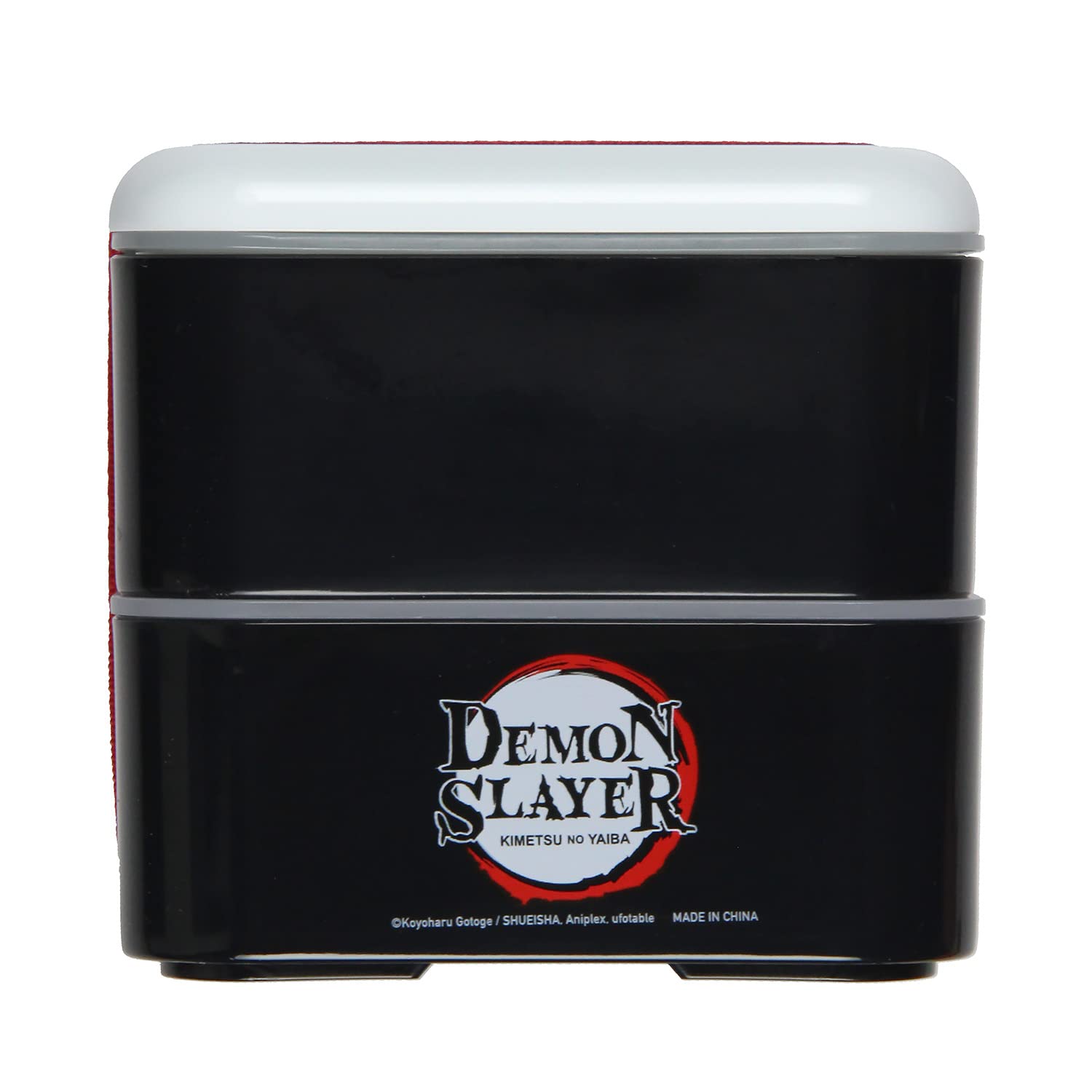 Just Funky Demon Slayer lunchbox snap-closure for quick access