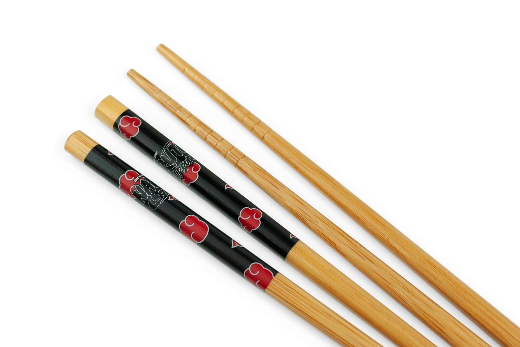 Just Funky Naruto Shippuden wooden chopsticks, sturdy and reusable.