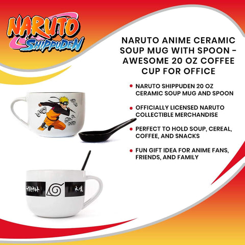 JUST FUNKY Naruto mug makes a thoughtful gift for anime fans.