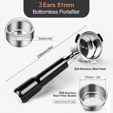 JUSTHERE stainless steel 2-cup basket highlights durability and ideal grounds capacity.