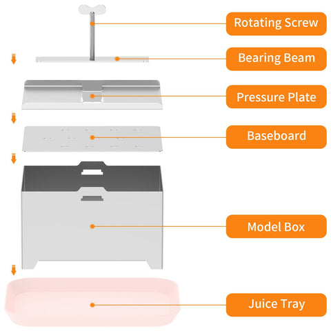 JUSTHERE Tofu Press dual-handle design for easy pressing.
