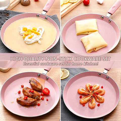 JUSTUP gift-ready pink kitchen set appeals as a stylish, practical present