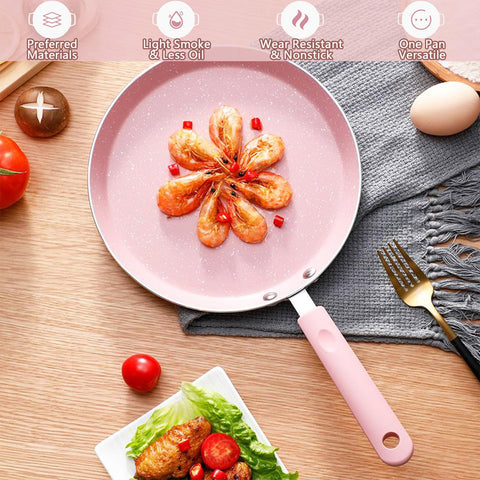 JUSTUP soft grip handle image shows comfortable, secure control during cooking