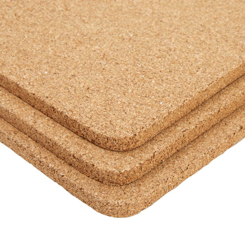 Juvale 3-pack cork trivets for versatile kitchen use