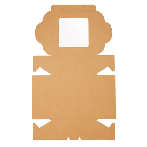 Juvale 50 pack cookie boxes with window ideal for events.