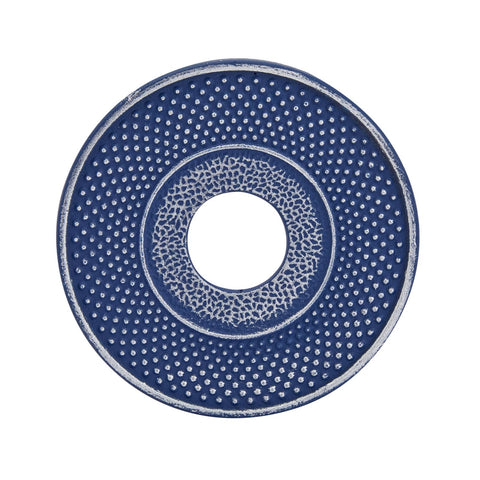 Juvale blue teapot elevates kitchen decor during tea time.
