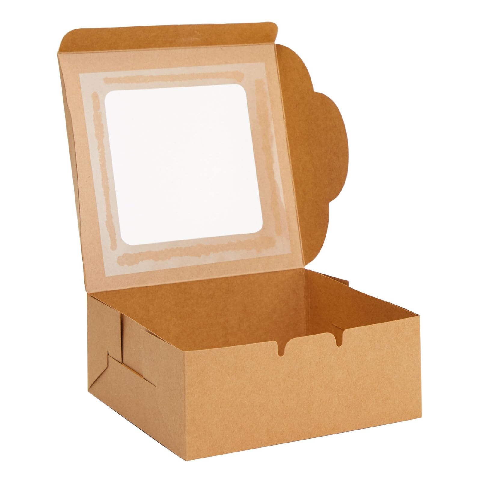 Juvale cookie box dimensions 6x6x2.5 inch fit for cookies.