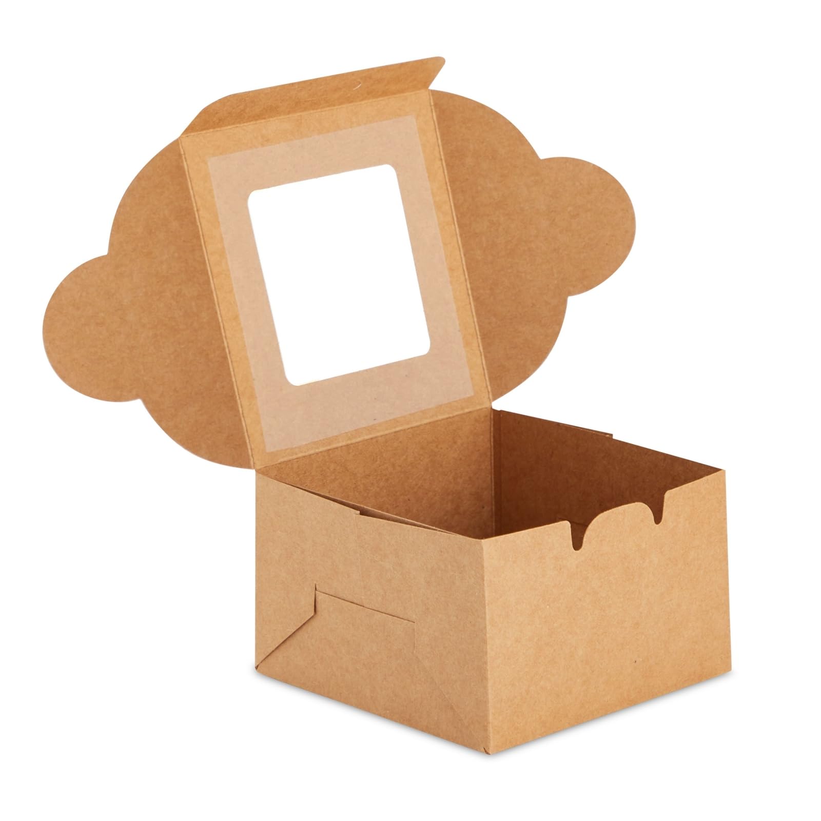Juvale durable brown kraft boxes perfect for packaging fresh pastries and bites.