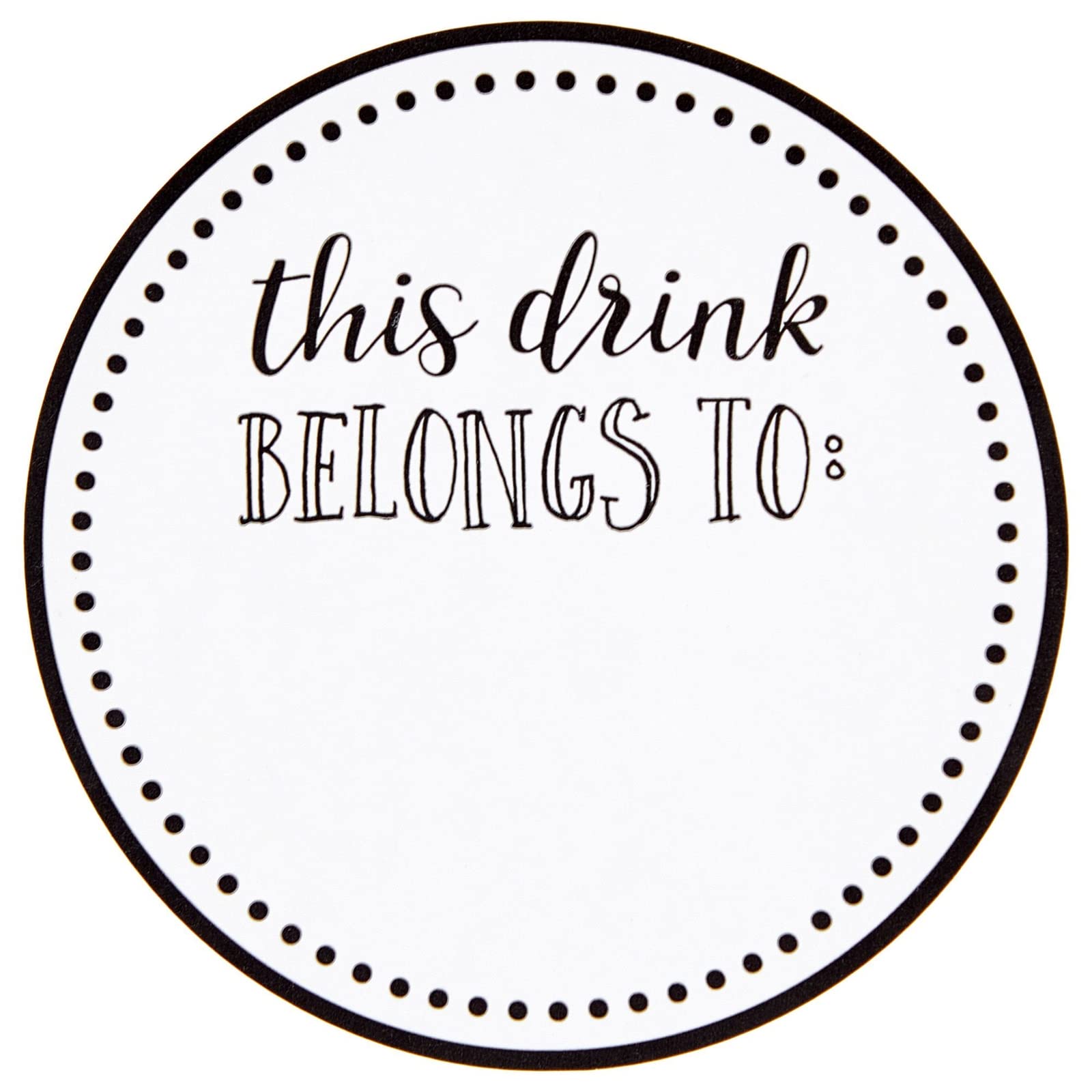 Juvale party cup identifiers improve flow and conversation.