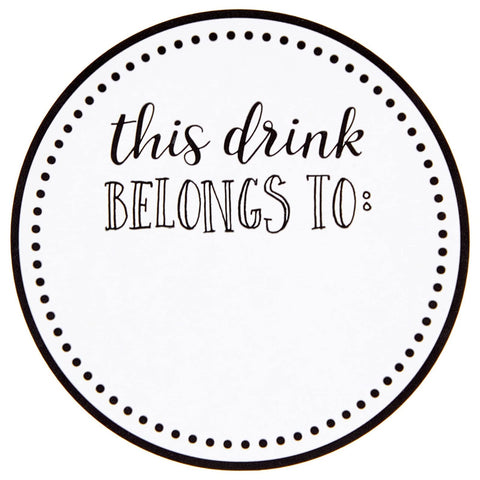 Juvale party cup identifiers improve flow and conversation.