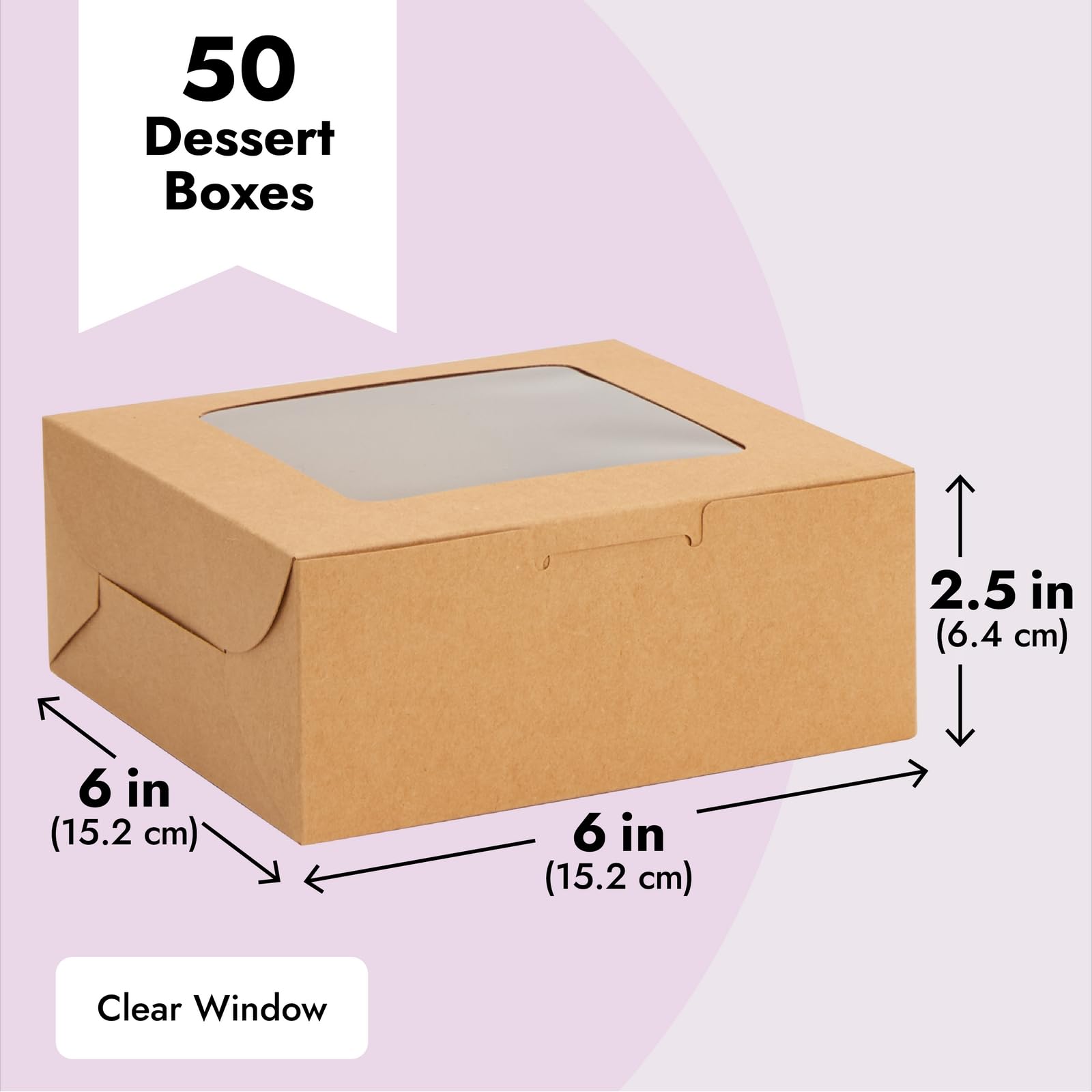 Juvale cupcake box with window shows cupcakes easy transport with visible appeal.