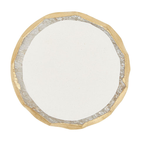 Juvale 3.75 to 4 inch coaster fits cups and bottles securely.