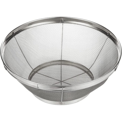Juvale fine mesh strainer with ergonomic handle for easy quinoa rinsing.
