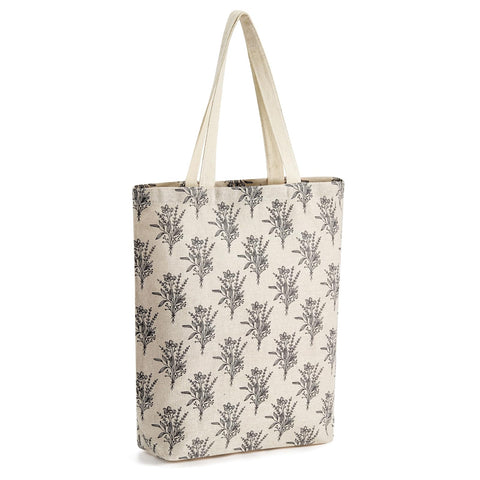 Juvale foldable tote bag for grocery shopping, easy to store when not in use.