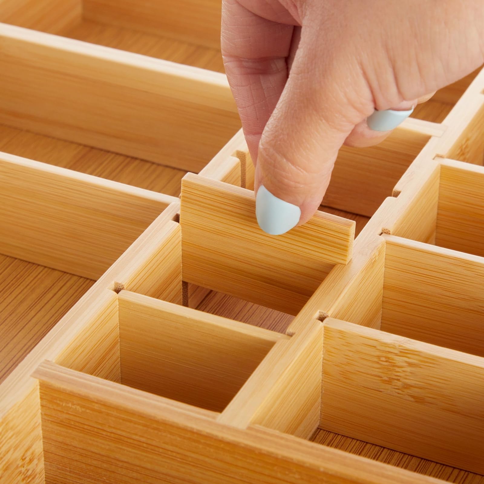 Juvale kitchen utensil organizer tray fits standard drawers