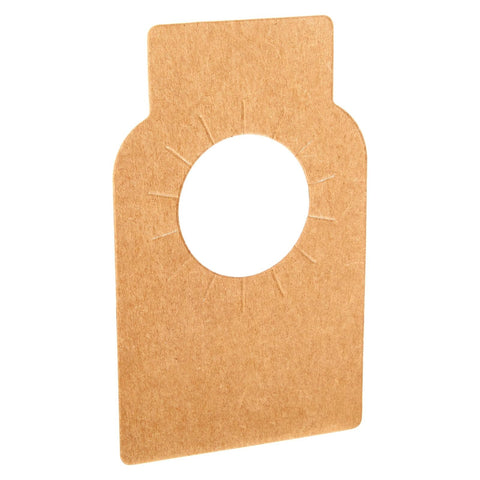 Juvale kraft bottle labels suited for cellar and home bar labeling.