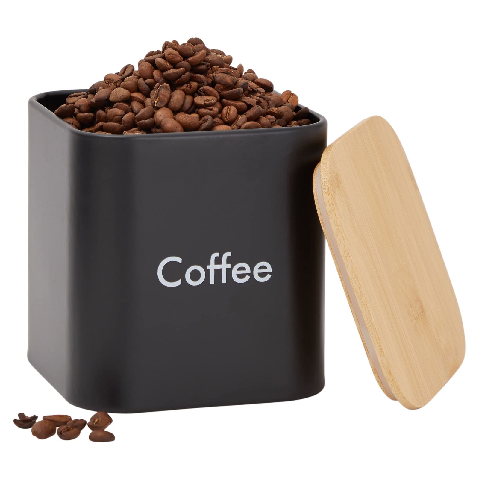 Juvale labeled Coffee helps quick identification and tidy organization.
