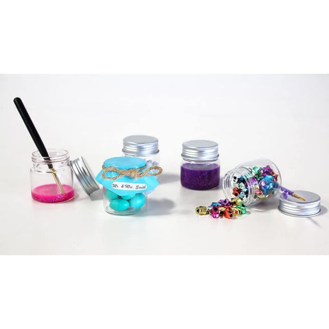 Juvale mini glass jars with lids perfect for travel sauces and dressings