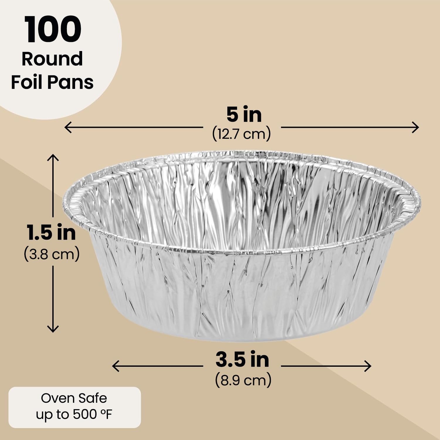 Juvale disposable aluminum pans provide even heat for consistent bakes.