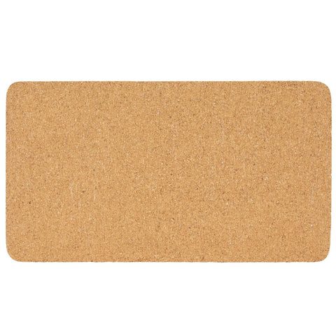 Juvale rectangle cork trivet serving hot dishes at table
