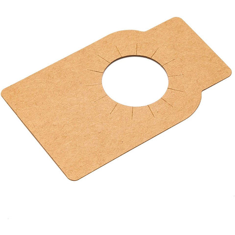 Juvale reusable kraft labels with a durable surface for labeling wine storage.
