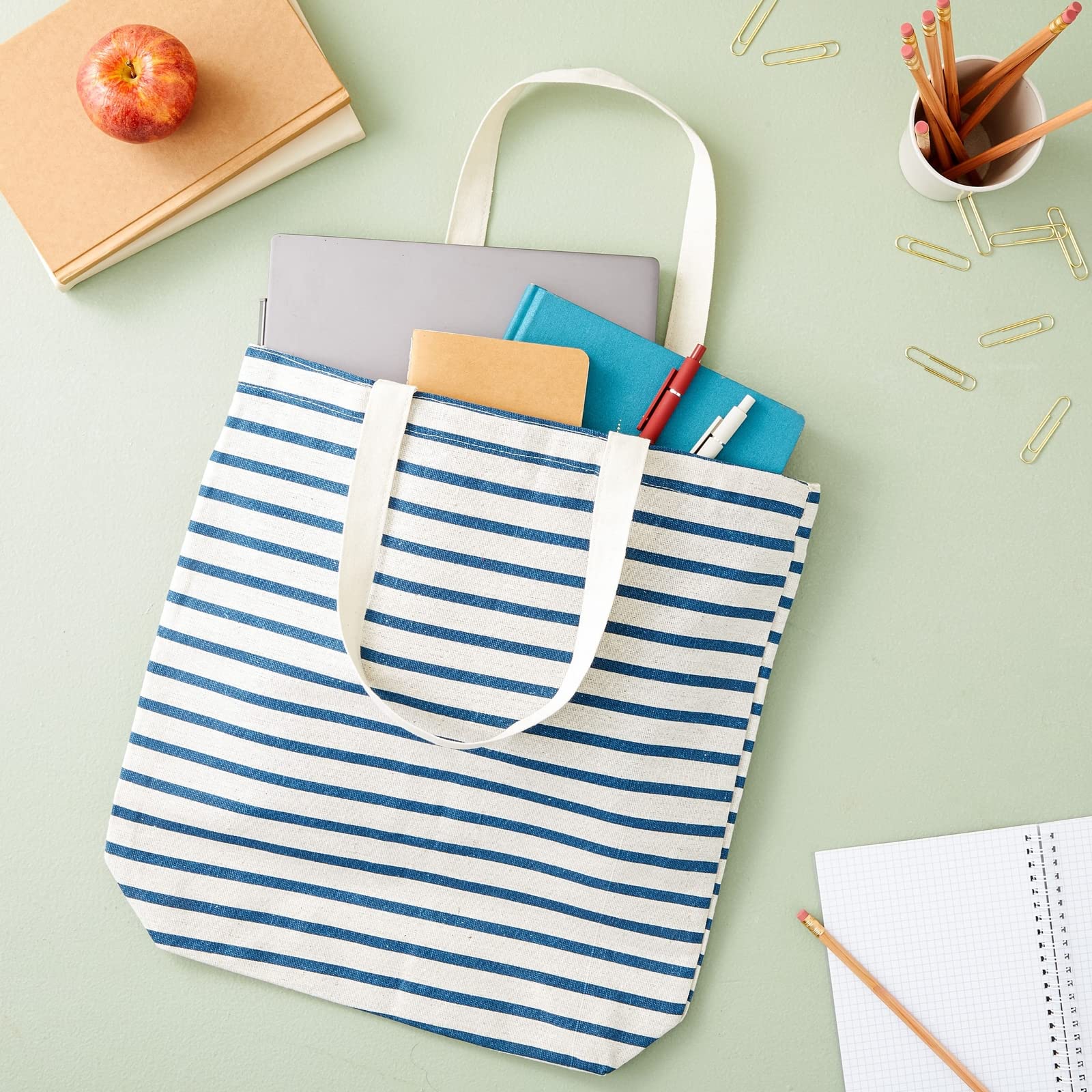 Juvale small shopping carryall, compact three-pack tote for quick trips.
