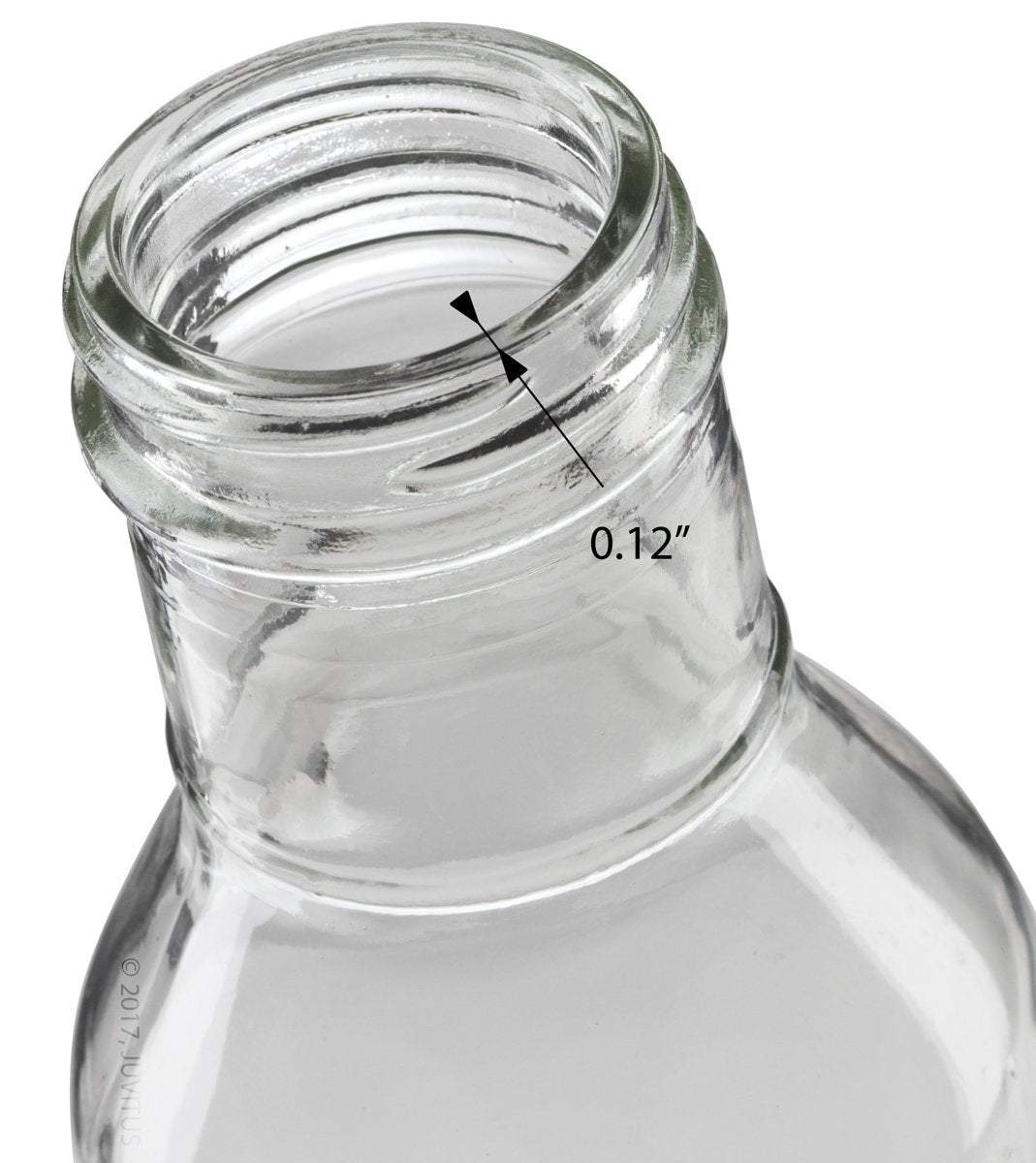 JUVITUS reusable bottle, perfect for homemade dressings and marinades.
