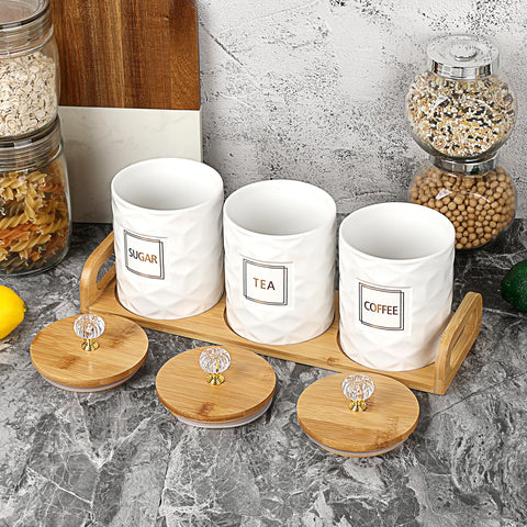 JUXYES multipurpose jar suitable for spices, biscuits, or makeup brushes.