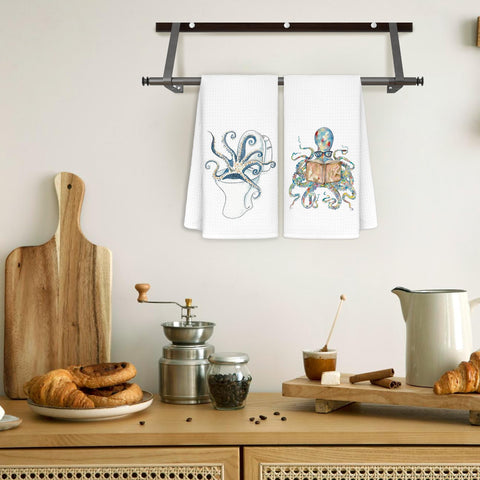 Jvpke kitchen octopus towels shown with bold design and practical use.