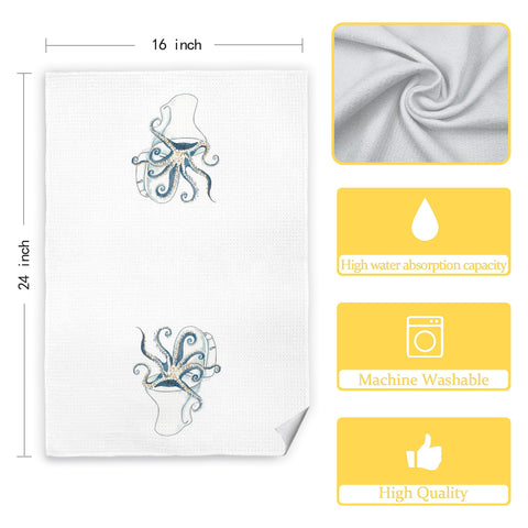 Jvpke octopus towel fabric weave detail highlighting durable construction.
