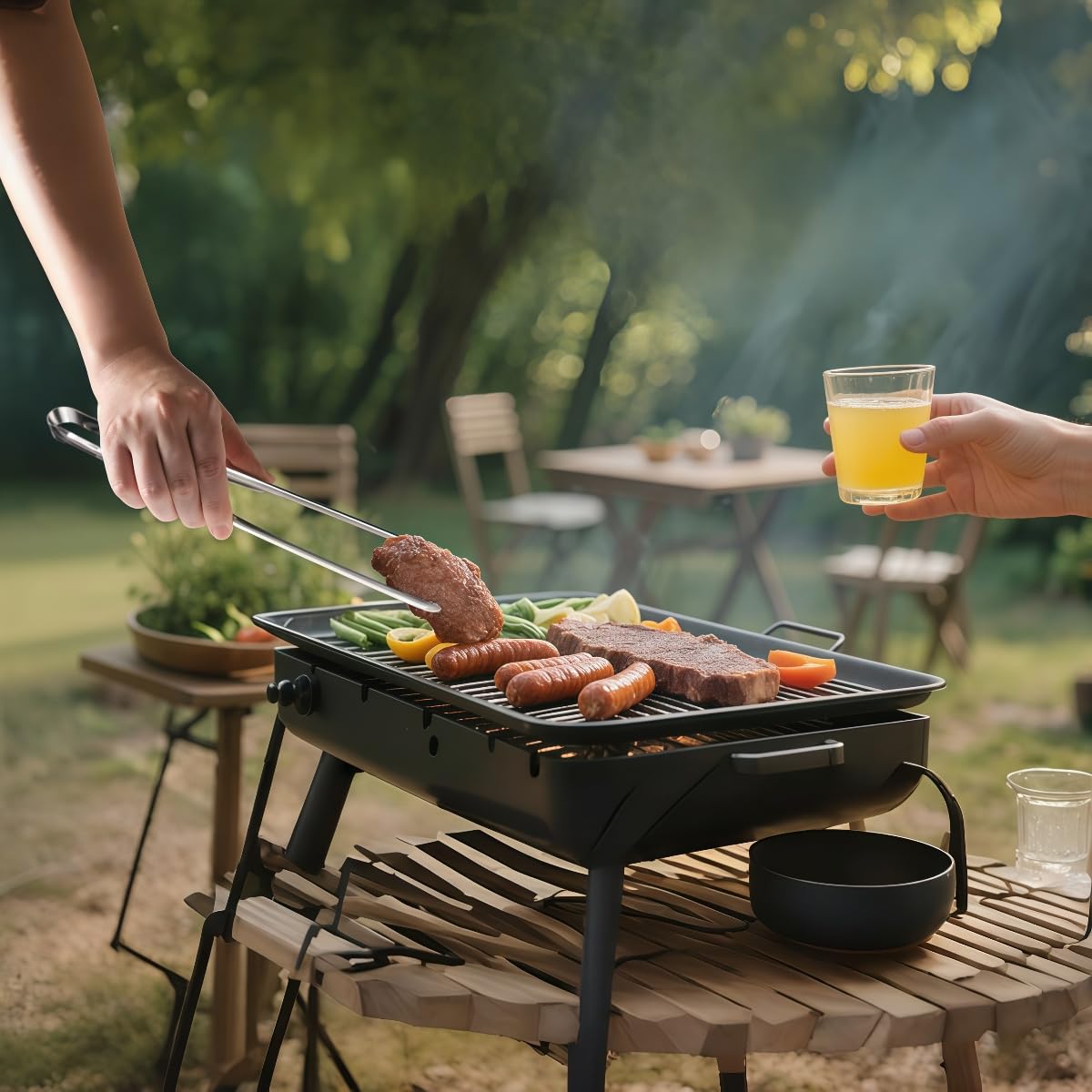 JXHAPY tongs ideal for baking, roasting, and food prep