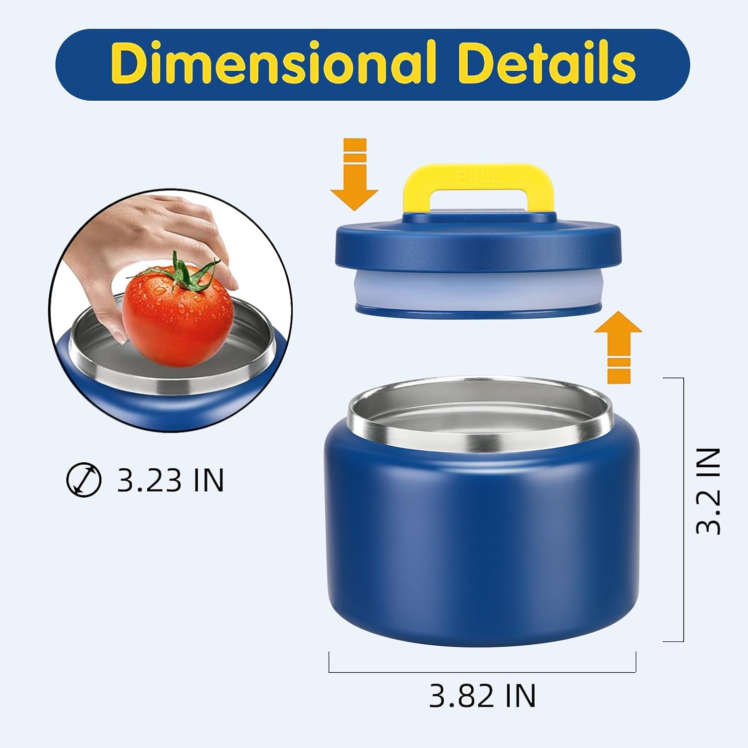 JXXM wide-mouth design allows simple filling and thorough cleaning.