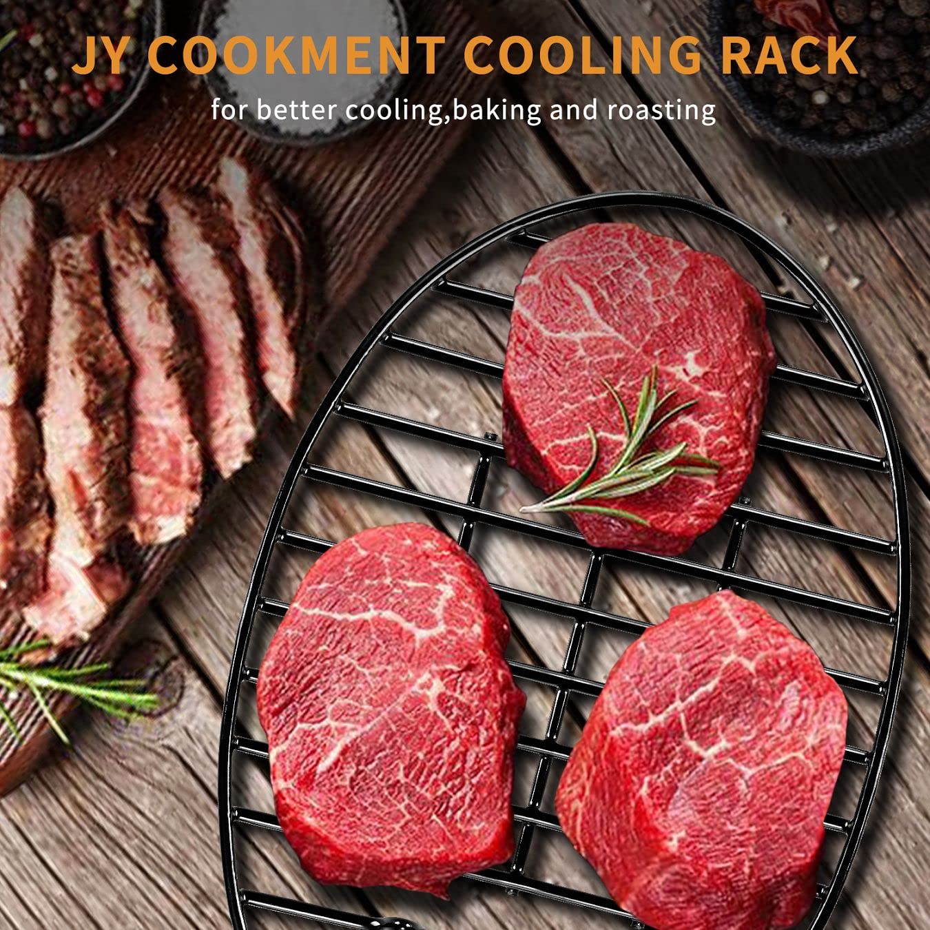 JY COOKMENT fits large pans up to 15 inches for versatile cooking